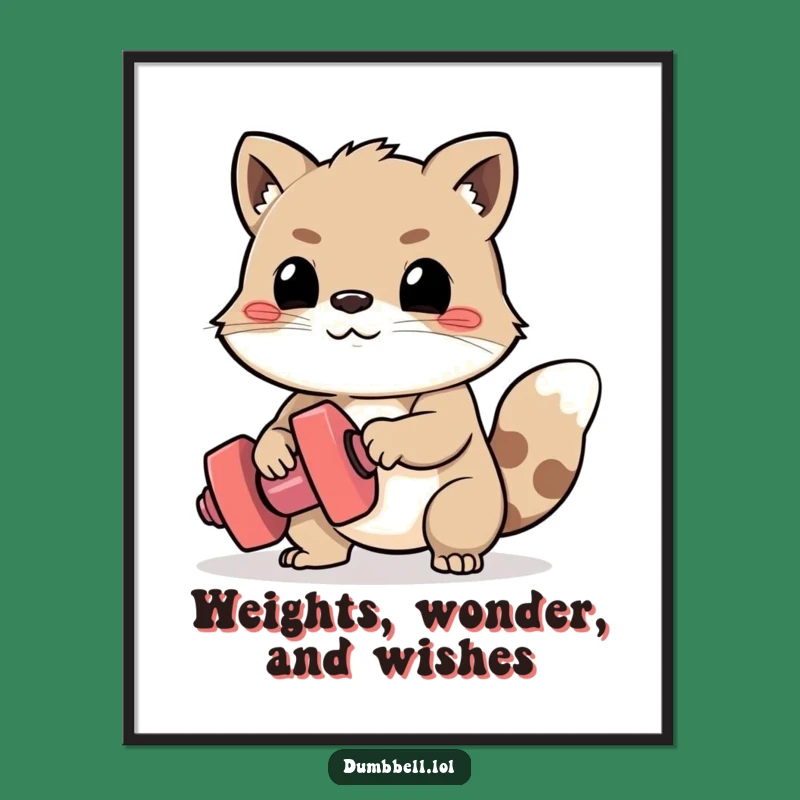 Free Printable Gym Animal Art: Determined Effort Downloadable Wall